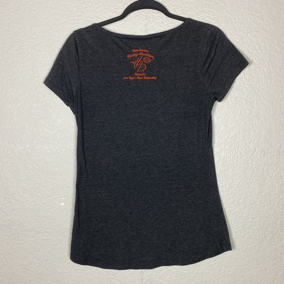 Harley Davidson grey studded tee - Picture 6 of 6
